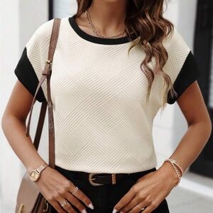 Colourblock Casual Top